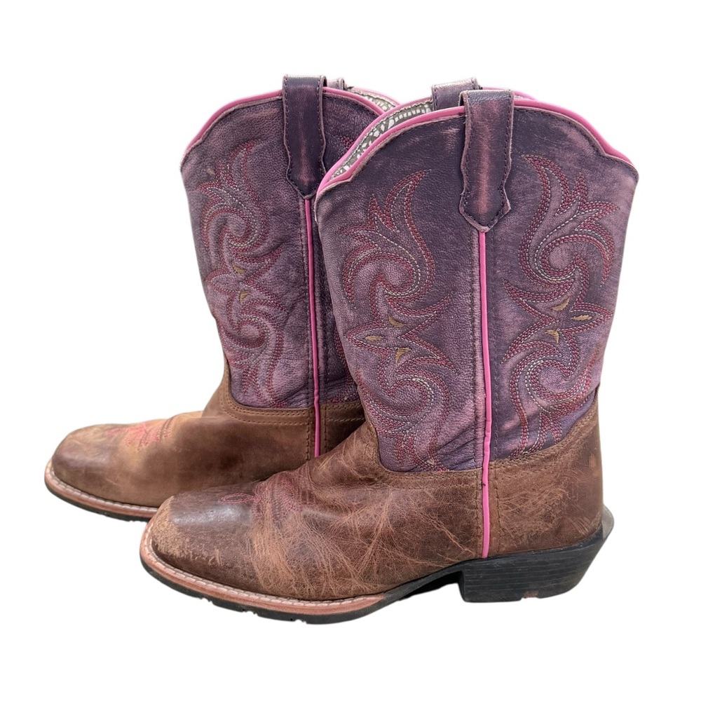 Dan Post Girls Size 3.5Y Majesty Western Boots Square Toe - $80 New